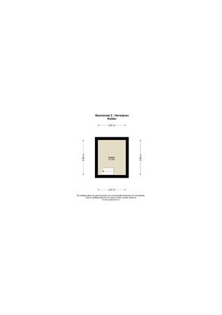 Floorplan - Geerstraat 2, 4171 AB Herwijnen