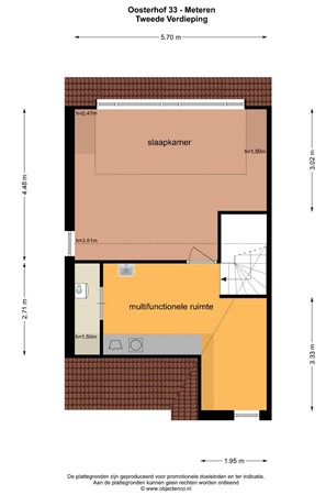 Floorplan - Oosterhof 33, 4194 AP Meteren