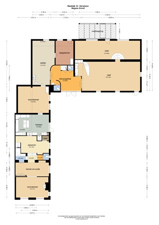 Floorplan - Waaldijk 18, 4171 CE Herwijnen