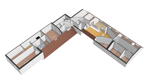 Floorplan - Waaldijk 18, 4171 CE Herwijnen