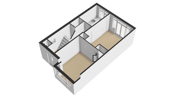 Floorplan - Koningin Emmastraat 13, 4205 BK Gorinchem