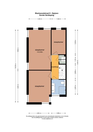 Floorplan - Blackwoodstraat 9, 4184 DG Opijnen