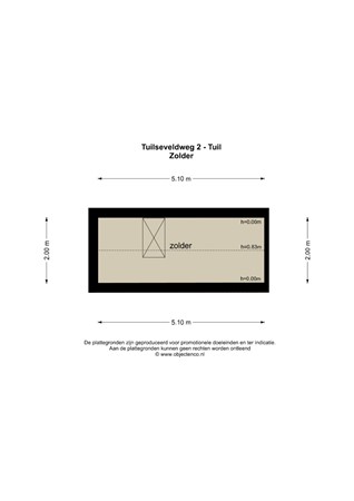 Floorplan - Tuilseveldweg 2, 4176 BZ Tuil