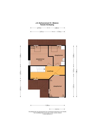 Floorplan - J.H. Derksenstraat 33, 4194 WG Meteren