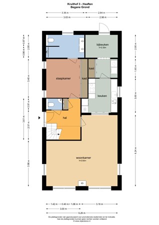 Floorplan - Kruithof 3, 4175 AT Haaften