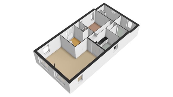 Floorplan - Kruithof 3, 4175 AT Haaften