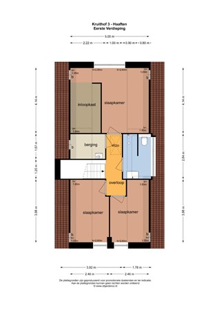 Floorplan - Kruithof 3, 4175 AT Haaften