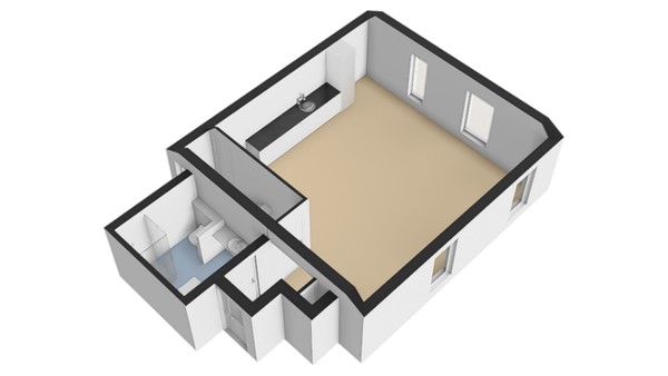 Floorplan - Kerkstraat 18, 4153 AG Beesd