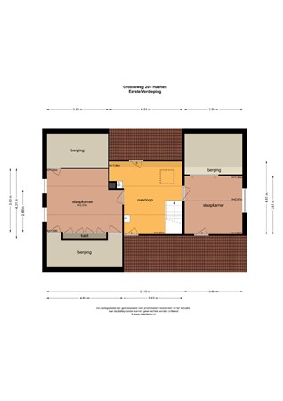 Floorplan - Crobseweg 20, 4175 EH Haaften
