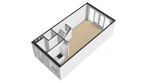 Floorplan - Voorstraat 55, 4147 CB Asperen
