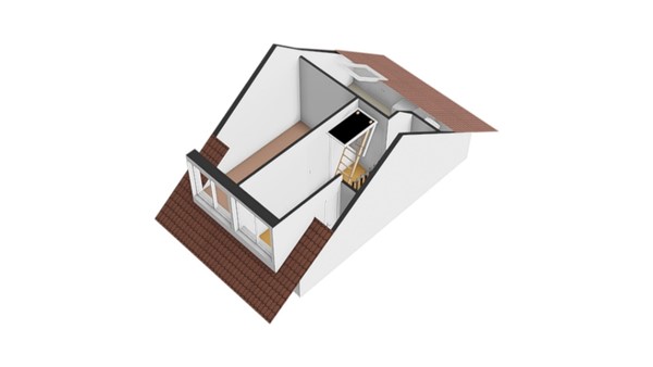 Floorplan - Voorstraat 55, 4147 CB Asperen