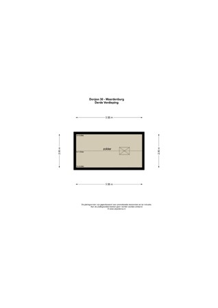 Floorplan - Donjon 30, 4181 DD Waardenburg