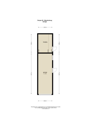 Floorplan - Donjon 30, 4181 DD Waardenburg