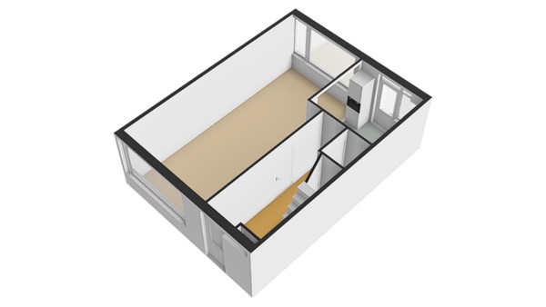 Floorplan - Bazuinstraat 24, 4241 CE Arkel
