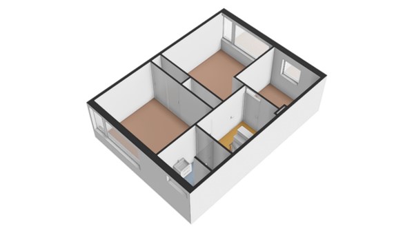 Floorplan - Bazuinstraat 24, 4241 CE Arkel