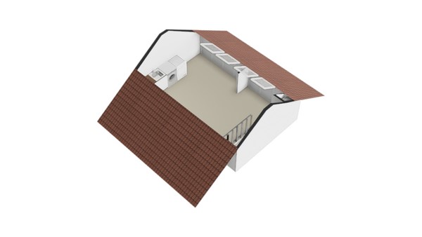 Floorplan - Bazuinstraat 24, 4241 CE Arkel