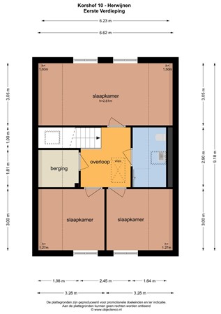Floorplan - Korshof 10, 4171 BJ Herwijnen
