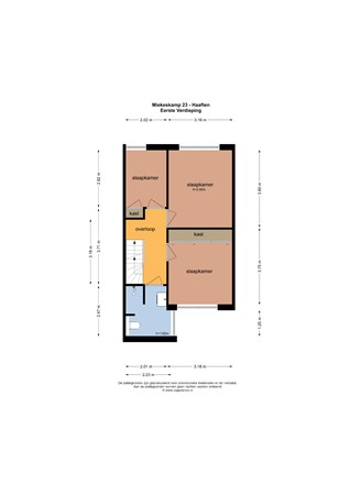Floorplan - Miekeskamp 23, 4175 EC Haaften