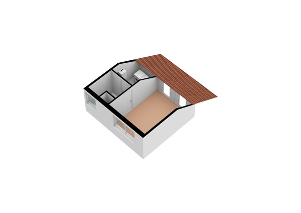 Floorplan - Miekeskamp 23, 4175 EC Haaften