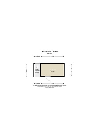Floorplan - Miekeskamp 23, 4175 EC Haaften