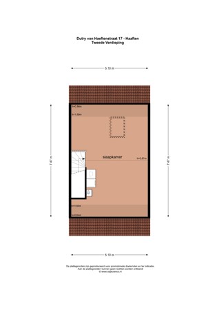 Floorplan - Dutry van Haeftenstraat 17, 4175 EK Haaften