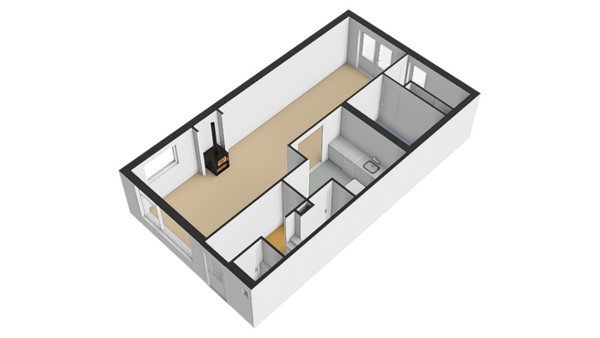 Floorplan - Dutry van Haeftenstraat 7, 4175 EK Haaften