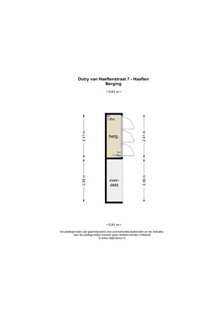 Floorplan - Dutry van Haeftenstraat 7, 4175 EK Haaften