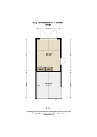 Floorplan - Dutry van Haeftenstraat 7, 4175 EK Haaften