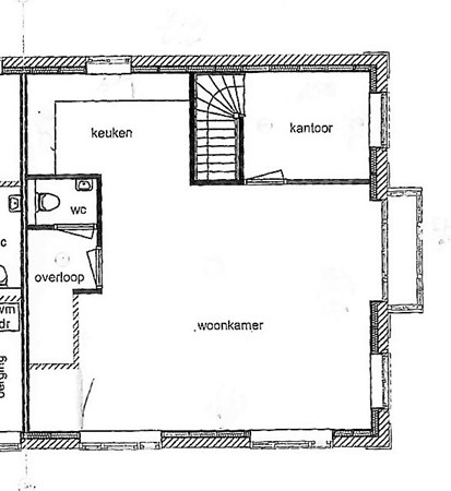 Floorplan - Dorpsstraat 813, 1724 NN Oudkarspel