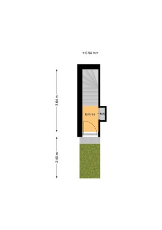 Floorplan - Valreep 34A, 1186 VZ Amstelveen