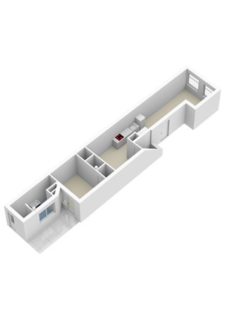 Floorplan - Mient 25A, 1811 NB Alkmaar
