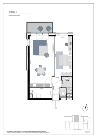 Floorplan - Muiderwaard 430K, 1824 XT Alkmaar