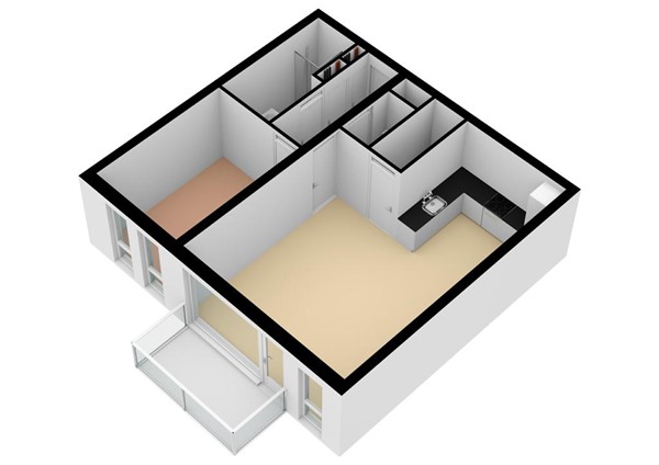Floorplan - Schelphoek 200, 1813 SE Alkmaar