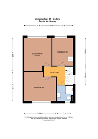 Floorplan - Lijsterbeslaan, 1829 HA Oudorp