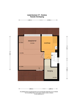 Floorplan - Lijsterbeslaan, 1829 HA Oudorp
