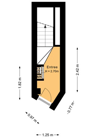 Floorplan - Laat, 1811 EC Alkmaar