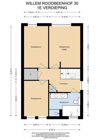Willem Roodbeenhof 30, 6842 CZ Arnhem - 1E Verdieping - 2D.jpg