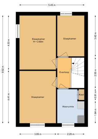 Byblisstraat 42, 6846 XE Arnhem - Tweede verdieping - 2D.jpg