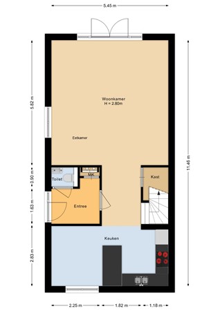 Byblisstraat 42, 6846 XE Arnhem - Begane grond - 2D.jpg