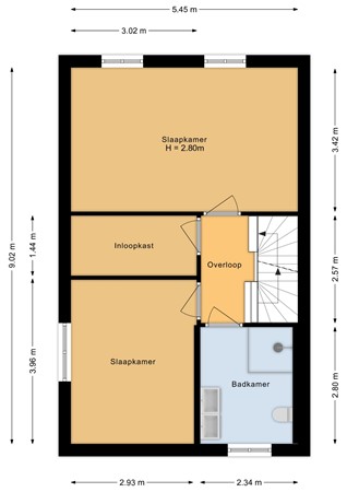 Byblisstraat 42, 6846 XE Arnhem - Eerste verdieping - 2D.jpg