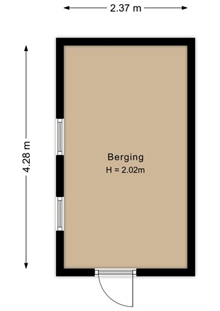 St. Janskerkstraat 39, 6822 EH Arnhem - Berging - 2D.jpg
