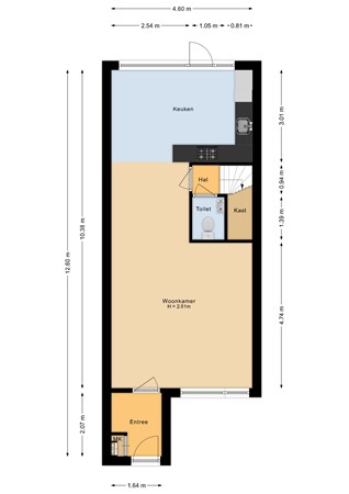 Lindenhorst 15, 6714 JV Ede - Begane grond - 2D.jpg