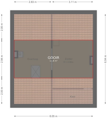 Zwanebloemlaan 55, 6832 HD Arnhem - Zolder - markings.jpg