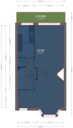 Van Goghstraat 29, 6813 HD Arnhem - Eerste verdieping - markings.jpg