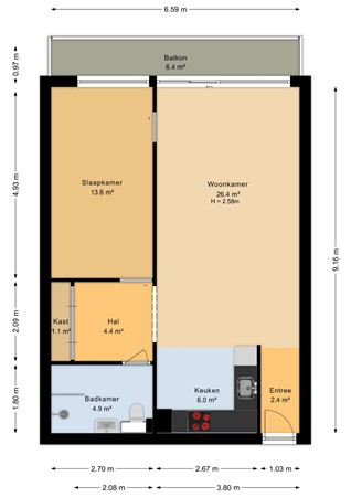 Aalscholversingel 72, 6883 BE Velp - Vierde verdieping - 2D.jpg