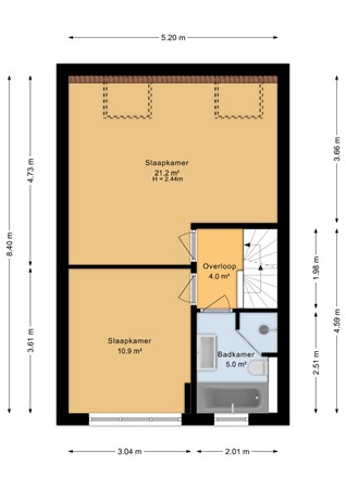 De Kemfkens 41, 6932 GX Westervoort - Eerste verdieping - 2D.jpg