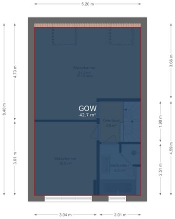 De Kemfkens 41, 6932 GX Westervoort - Eerste verdieping - markings.jpg