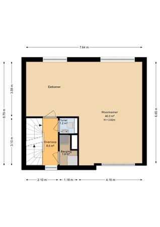 Zeevaart 295, 6846 LS Arnhem - Eerste verdieping - 2D.jpg