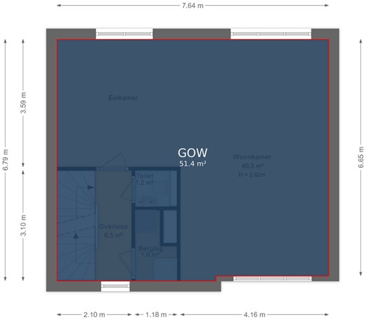 Zeevaart 295, 6846 LS Arnhem - Eerste verdieping - markings.jpg