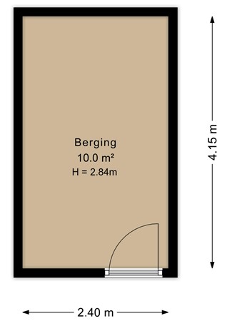 Utrechtseweg 302-1, 6812 AR Arnhem - Berging - 2D.jpg